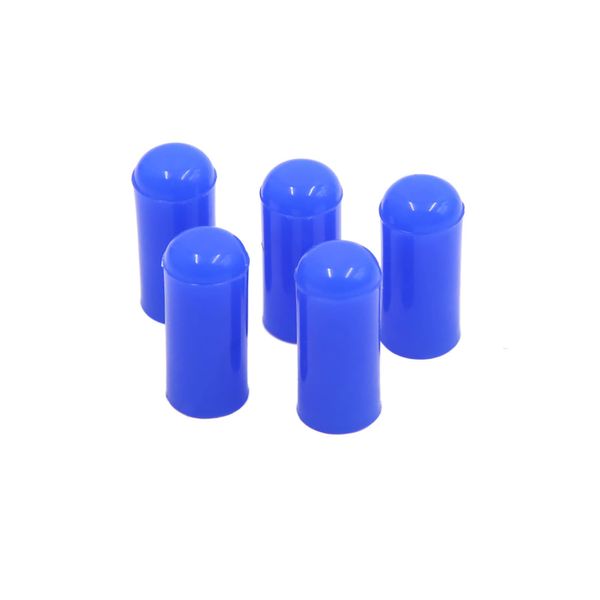 Uxcell Silicone Cap for 4 mm Silicone burankingu Smackdown Cap Intake Vacuum Hose Tube End Prime Blue Pack of 5