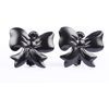 Yvan Cheaper 2 Curtain Clips Bow - Black