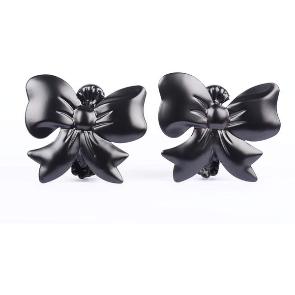 Yvan Cheaper 2 Curtain Clips Bow - Black