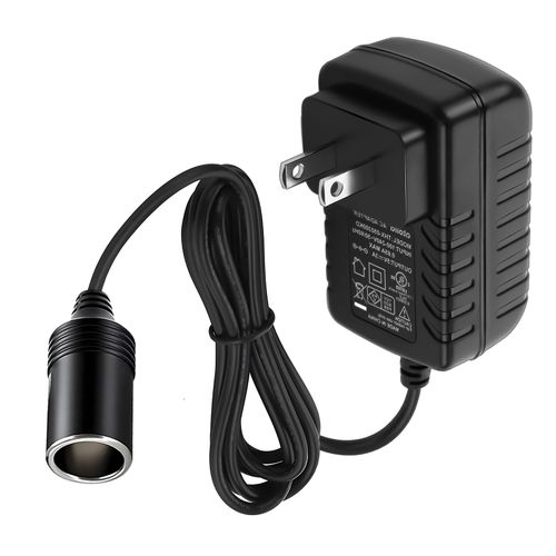 LBSC AC to DC Converter 2A 24W, Car Cigarette Lighter Adapter - AC/DC 110v-240v to 12v Power Adapter for Vehicles, Compatible with Car MP3 Players, humidifiers,Car Bluetooth, Car Purifier and More