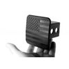 MULL USA Black Flag Hitch Cover Plug (Fits 2" Receiver, Black)