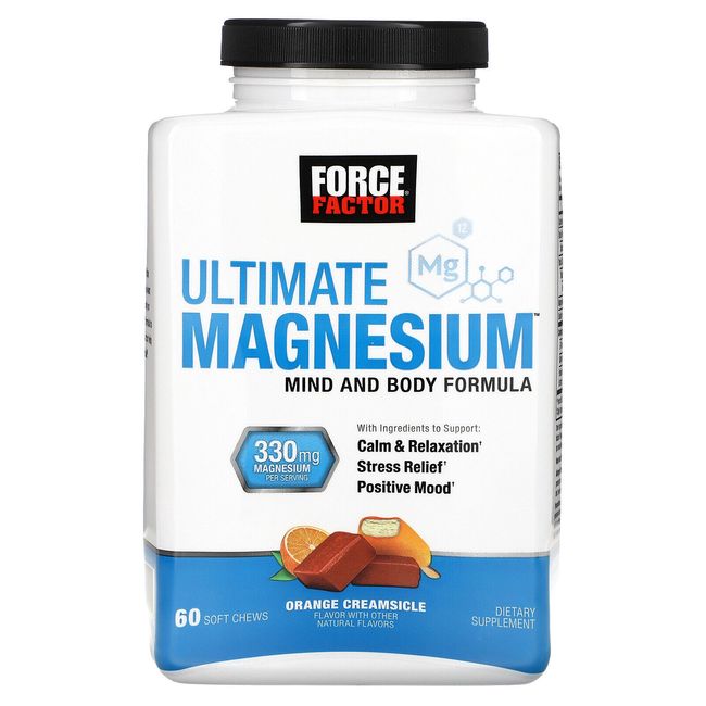 Ultimate Magnesium, Orange Creamsicle, 330 mg, 60  Soft Chews (165 mg per Chew)