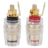 fasient1 Speaker Connection Binding Post Socket, 4 mm Binding Post Banana Plug Socket Amplifier Speaker Banana Jack Connection Socket Pack of 10