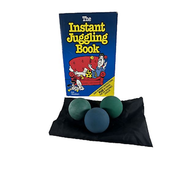 Vintage 2.25" Juggling Balls (3-Pack) & Instruction Book