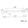 Top (Top) Combination Wrench CW – 7
