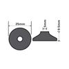 20 x PLASTIC TRAILER COVER TIE DOWN DOME ROPE BUNGEE ELASTIC MP995B MAYPOLE