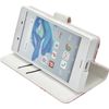 PLATA Xperia X Compact SO-02J Case Notebook Type Flower Flower Flower Pattern Strap Pouch Cover [03]