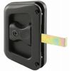 Prime-Line A 187 Sliding Screen Door Latch/Pull Plastic Outdoor Black