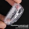 100 Pack Disposable Ear Protectors Clear Ear Covers for Shower Waterproof Shower Ear Cover, Clear Disposable Ear Protectors for Hair Dye, Shower, Bathing, Salon