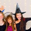 Hooin Halloween Reversible Sequin Witch Hat. Reversible Sequin Costume Party Hat. (Black & Silver)