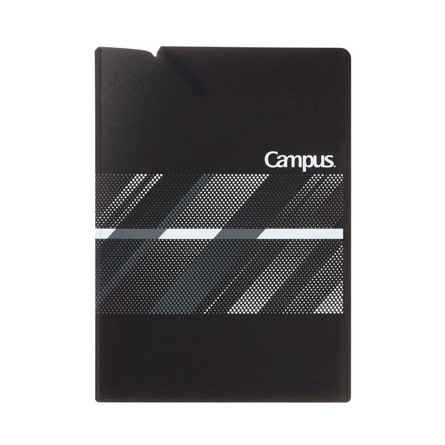 Kokuyo Fu-CS755D Campus Wide Two-Pocket Folder, Black