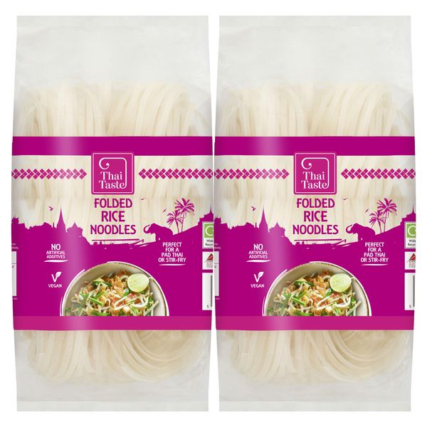 Thai Taste Folded Rice Noodles (200g) - Pack of 2