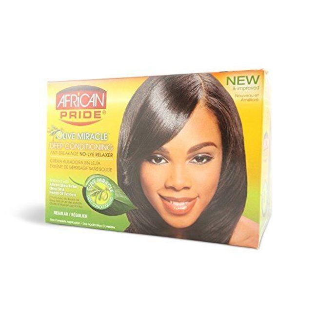 African Pride Hair Conditioner and Relaxer Kit, Regular (2 Pack)