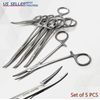 Surgical Mosquito Forcep 5" Hemostat Curved Locking Handle Dental Instruments CE