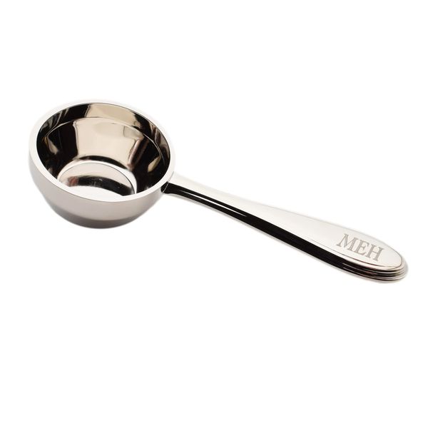 Personalised Engraved with Initials Stainless Steel One Tablespoon Coffee Scoop