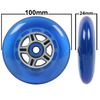 Kick Push Upgrade Pack for Razor Scooter Blue Wheels, Handle Grips, Griptape, Bearings