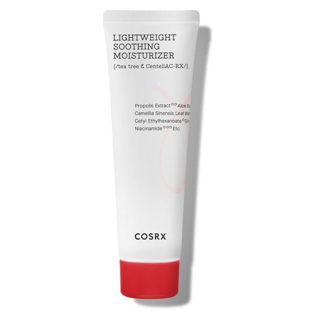 COSRX AC Collection Lightweight Soothing Moisturizer, 80ml | Aloe Vera Leaves Extract 71.2% | Cruelty Free, Paraben Free, CPNP Registered