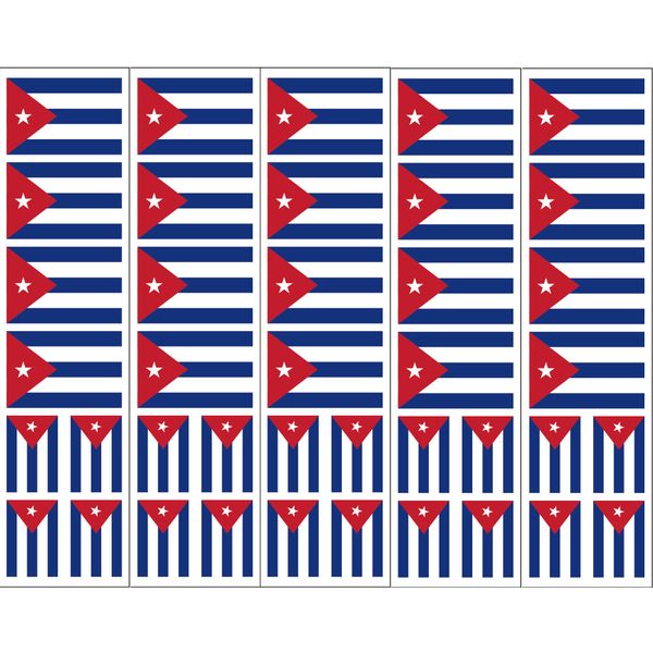 40 Tattoos: Cuba Flag, Cuban Party Favors