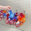 Azar Displays 4.25"H Chrome Wire Basket, 2-Pack