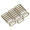 sourcing map 25Pcs Slide Buckle 1 1/2" Tri-Glide Slides Adjuster Strap Slider, Bronze