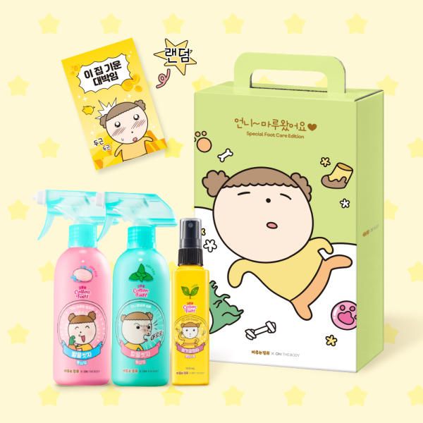 On the body set Maru Kangjwi foot shampoo 2 types Foot mist special gift Maru Kangjwi photo card 1 random