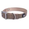 Petface Tan Tweed Dog Collar, Medium