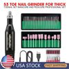 Toe Nail Grinder For Thick Toenails Set Manicure Pedicure Professional Self