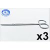 3x Metzenbaum Dissecting Scissors 7" Straight Blunt OR Surgical Instruments