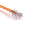 Cat6 Ethernet Non-Booted Patch Cables (100 feet, Orange)