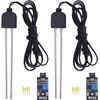 2 Sets Restive Soil Moture Meter,  Soil Hygrometer Sensor Test Kit with Corrosio