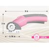 WORKPRO Crafting Cordless Electric Scissors 4V Rotary Cutter Rechargeable Shears