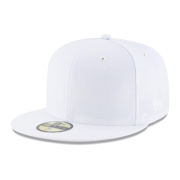 New Era 59Fifty Fitted Kinder Cap - Essential weiß - 6 3/8