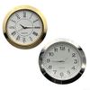 SPORTARC Clock Insert Quartz Movement, Round Mini Clock Insert Quartz Movement Replacement Parts White Dial Decor (55mm A)