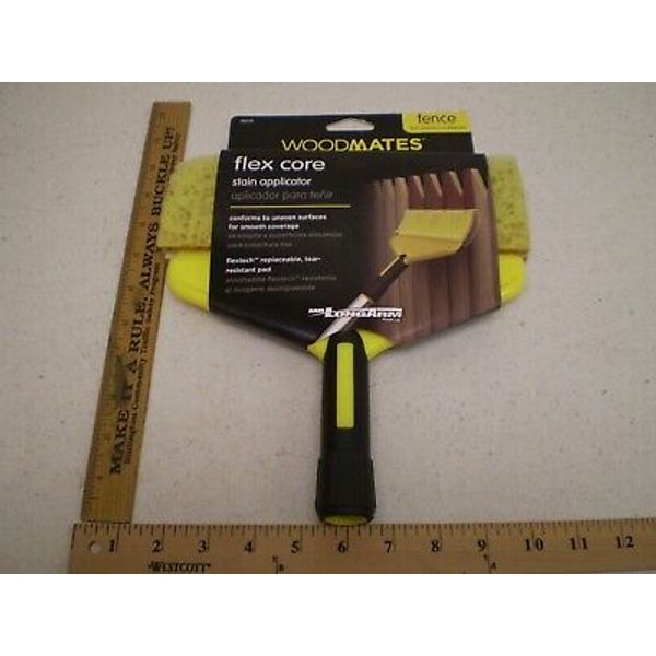 WOODMATES FLEX CORE WOOD STAIN APPLICATOR FENCE PAD UNEVEN SURFACE 0370 (HWP1)