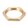 sourcing map Pack of 4 G1/2 Locking Nut Brass Allen Nut for Sanitary Installation