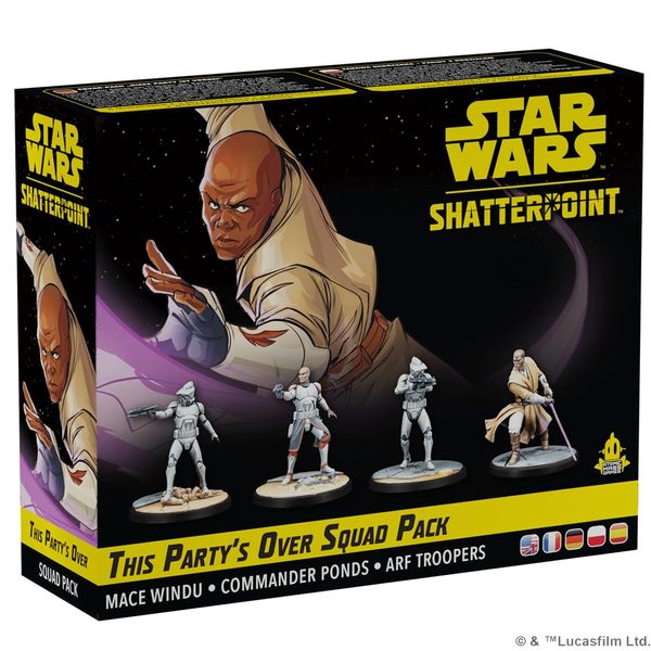 Star Wars Shatterpoint This Party's Over SQUAD PACK - Tabletop Miniatures Game, Strategy Game for Kids and Adults, Ages 14+, 2 Players, 90 Minute Playtime, Made by Atomic Mass Games