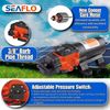 Seaflo 12V 1.2 GPM 35 PSI Water Pressure Diaphragm Pump by Seaflo