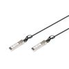 DIGITUS Universal SFP+ DAC cable - 10 Gbit/s - network cable - 2 m - direct attach cable - direct attach copper - AWG30 Twinax - black
