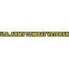 U.S. Army Combat Veteran Window Strip Decal Sticker (20 Inch)