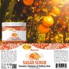 SPA REDI – Sugar Body Scrub, Mandarin, 16 Oz, Exfoliating, Moisturizing, Hydrating and Nourishing, Glow, Polish, Smooth and Fresh Skin - Body Exfoliator