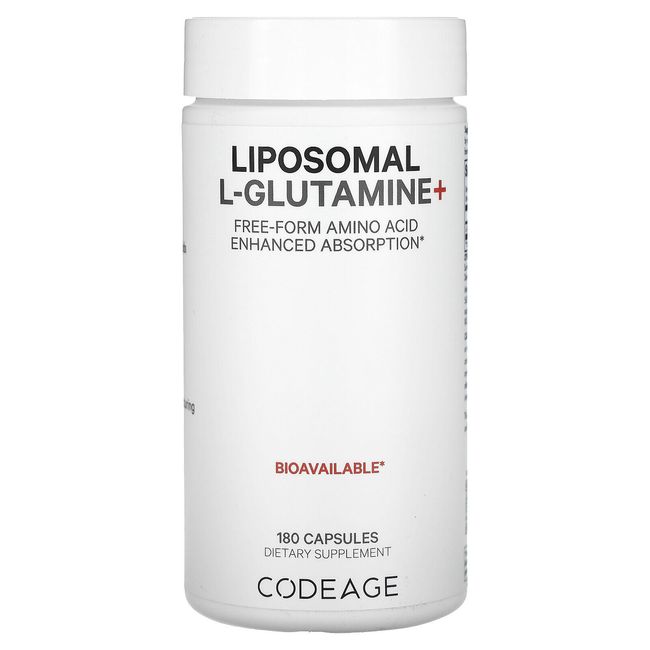 Liposomal L-Glutamine+, 180 Capsules