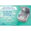 Pill Cutter Splitter with Pill Box by Pill Mill - Blade That Will Never Dull - Grip Handle Cuts Small or Large Pills with Ease - Light and Durable Tablet Divider - Perfect Medicine Slicer for Travel