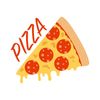 CafePress Pizza Slice 4" Round MDF Wood Ornament