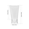 Yibaijia 30 PCS 30ml Refillable Tubes Bottle, Travel Makeup Container, Cosmetic Sample Bottles with 2 PCS Dispensing Tool for Shampoo, Facial Cleanser, Body Lotion Shower, Gel