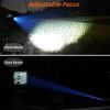 2 Pack Tactical Flashlights Torch, Military Grade 5 Modes 3000 High Lumens Led