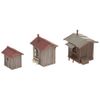 Faller FA120211 120211 Trackside 3 / HO Scale Building Kit, Brown, One Size