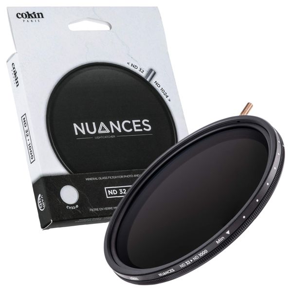 Cokin Nuances Variable Neutral Density 32-1000 (5-10 Stops) Screw-In Camera Filter - 72mm