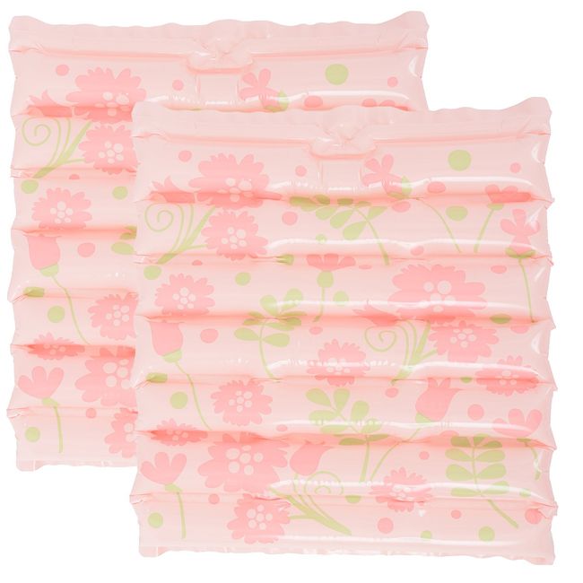 Japanese Aomori Plastic Industrial Air Cushion Pink 39 × 42 × 4 cm zabupon Flower Made in Japan 2 Pack