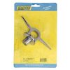 Seachoice 316 Stainless Steel Lifting Ring w/Cleat, 6 in. Long, 1-1/8 in. Diameter Eye, Chrome