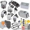BrickBounty 48pcs Power Function Motor Set Motor Kit Technic Parts for STEM Building Blocks Control Function Replacement Parts for MOC Block